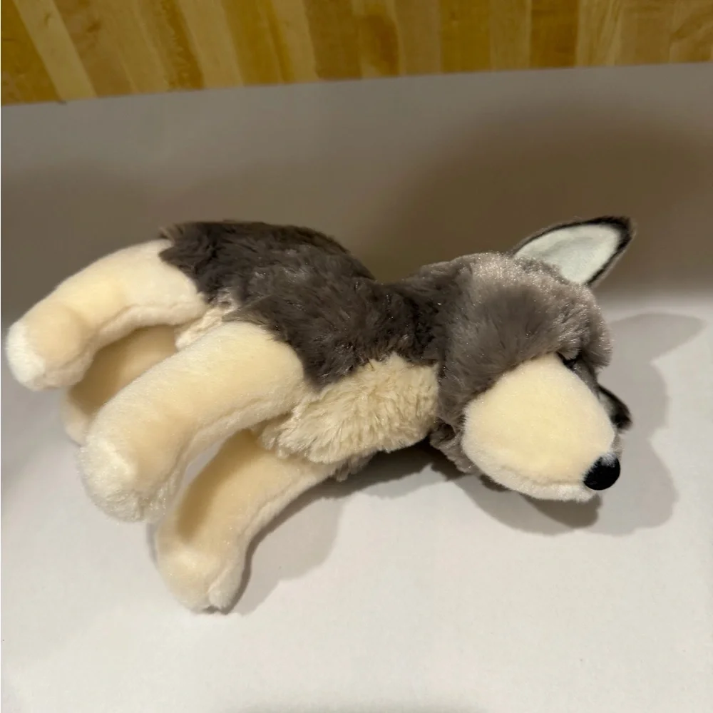 Douglas Plush Timber Wolf Husky Dog Realistic Gray White
